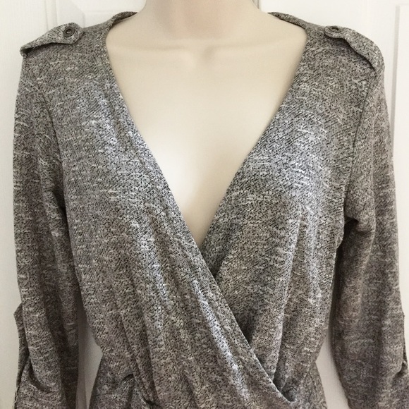 Heather Grey Long Sleeve Romper - Picture 2 of 5